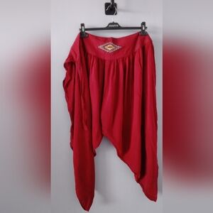 Flowy Red Pants,Hand Made 💕